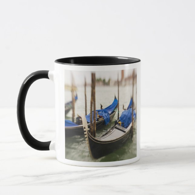 Italy, Venice, Selective Focus of Gondola in the Mug (Left)
