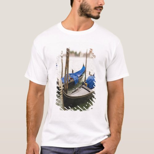 Italy Venice Selective Focus of Gondola in the T_Shirt