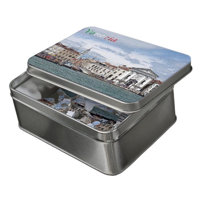 Italy - Venice - Skyline - Jigsaw Puzzle (Lid Open)