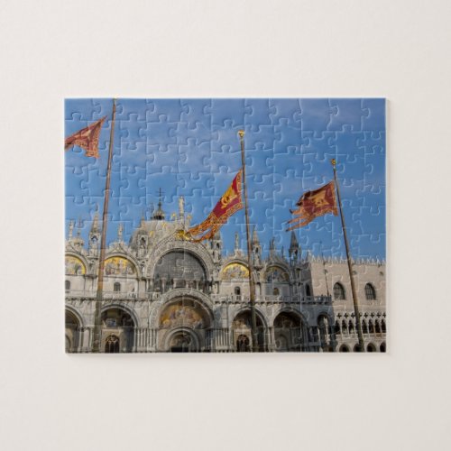 Italy Venice St Marks Basilica in St Marks Jigsaw Puzzle