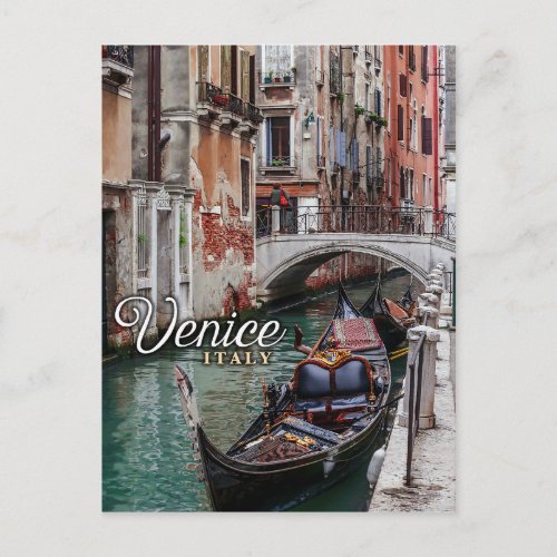 Italy Venice travel Postcard