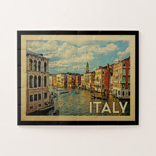 Italy Venice Vintage Travel Jigsaw Puzzle