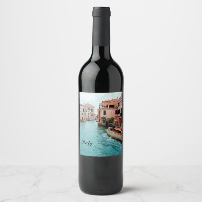 Italy Venice  Wine Label (Front)