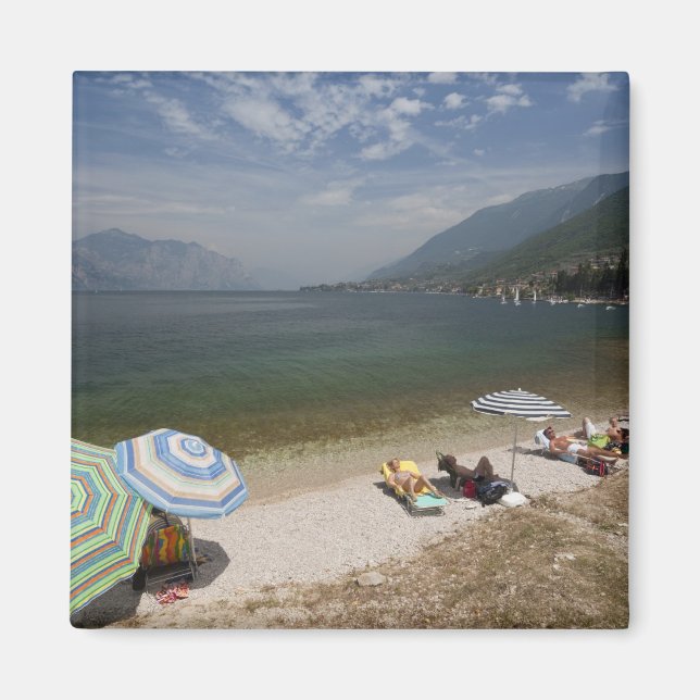 Italy, Verona Province, Brenzone. Lake Garda Magnet (Front)