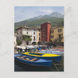 Italy, Verona Province, Malcesine. Cassone old 2 Postcard