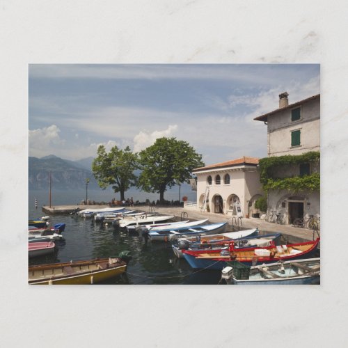 Italy Verona Province Malcesine Cassone old Postcard