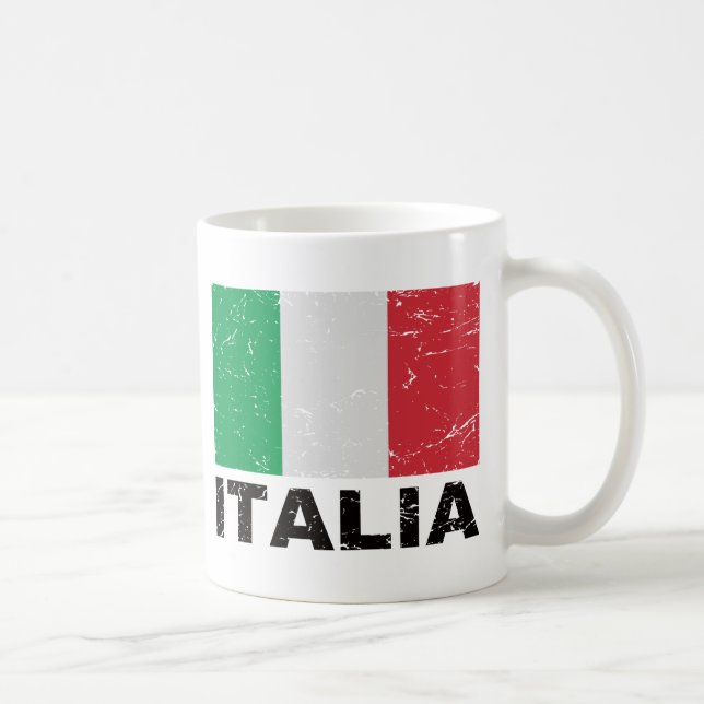 Italy Vintage Flag Coffee Mug (Right)