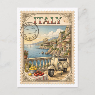 Italy Vintage Travel Postcard