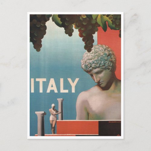 Italy Vintage Travel Postcard