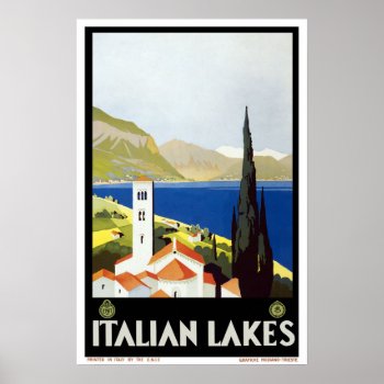 Italy Vintage Travel Poster by Zazilicious at Zazzle