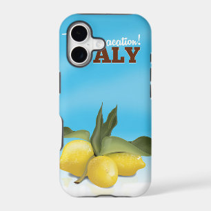 Italy vintage travel poster iPhone 17 case