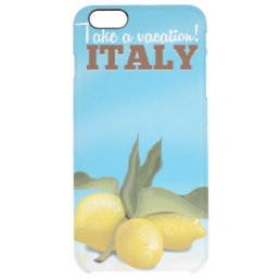 Italy vintage travel poster clear iPhone 6 plus case
