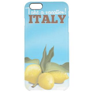 Italy vintage travel poster clear iPhone 6 plus case