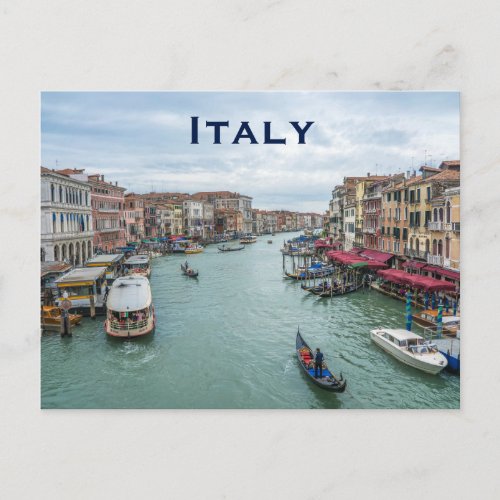 Italy Vintage Travel Tourism Add Postcard