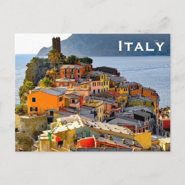 Italy Vintage Travel Tourism Add Postcard (Front)