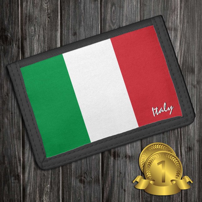 Italy wallet, Italian Flag patriot /sports Trifold Wallet (Creator Uploaded)