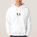 Italy wavy Italian flag of Italia Hoodie