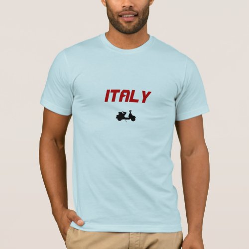 Italy with Scooter T_Shirt