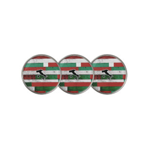 Italy Wooden Boards Golf Ball Marker