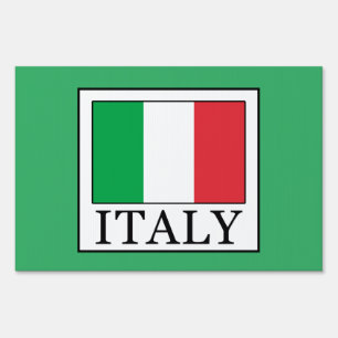 Italy Yard Sign
