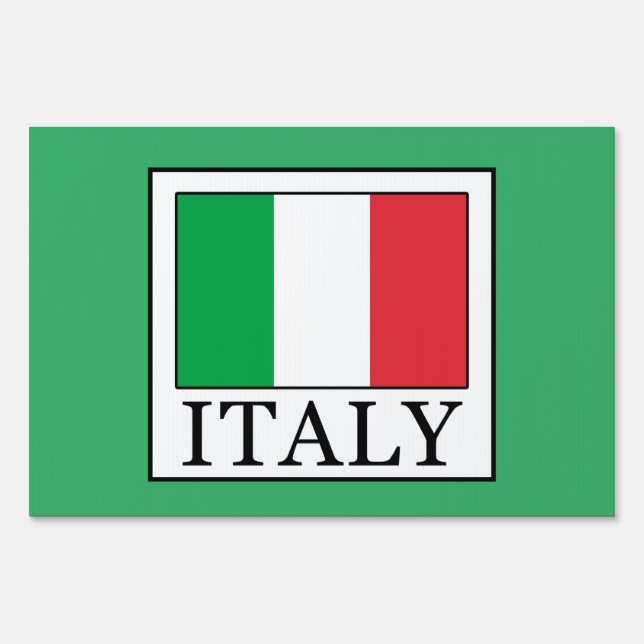 Italy Yard Sign (Front)