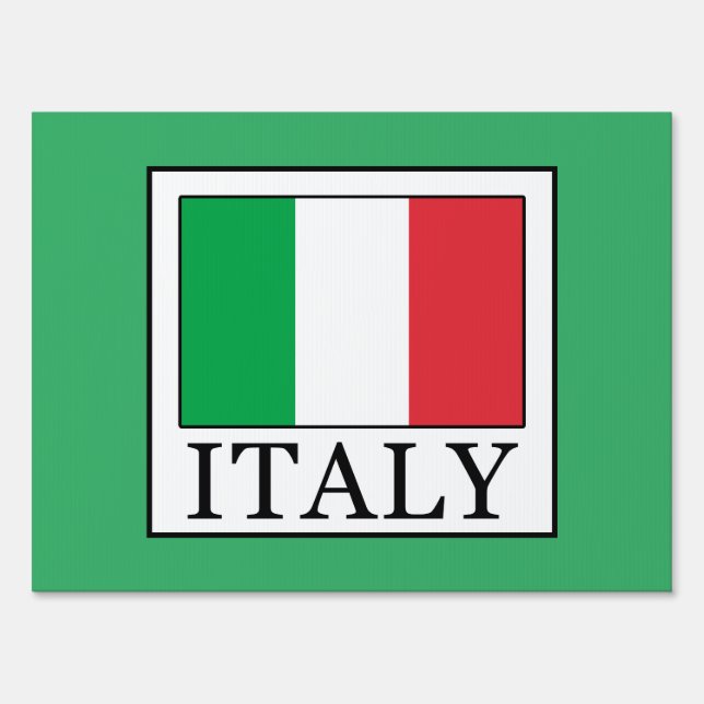 Italy Yard Sign (Front)