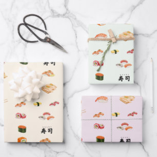 Itamae〈Sushi Chefs) collection Wrapping Paper Sheets