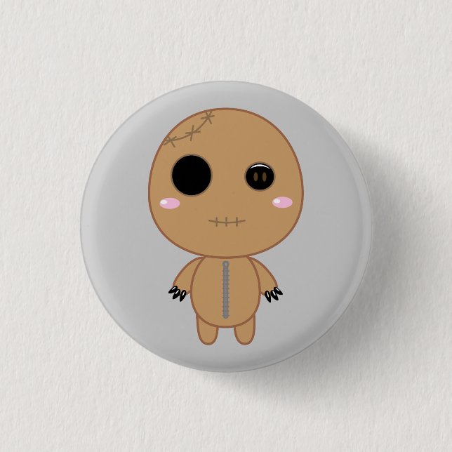 Itami the Voodoo Doll Pinback Button (Front)