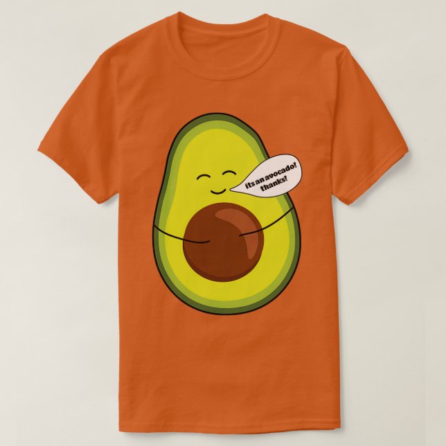 Itamp39s An Avocado Thanks Vine 2 T-Shirt (Design Front)