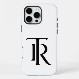 ITARUM Minimalist Luxury Monogram Logo Black iPhone 16 Pro Max Case