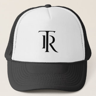 ITARUM Minimalist Luxury Monogram Logo Black T-Shi Trucker Hat