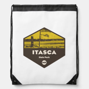 Itasca State Park Minnesota Drawstring Bag