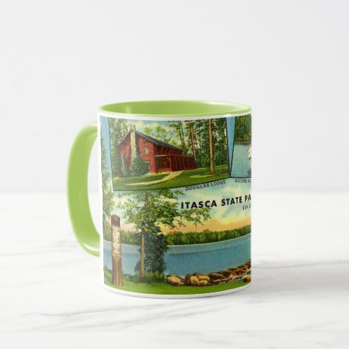 Itasca State Park Vintage public ad Mug