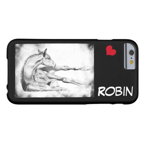 Itch Too with red heart Barely There iPhone 6 Case