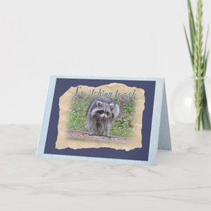 Itchin' Scratchin' Raccoon Ring Bearer Invitation
