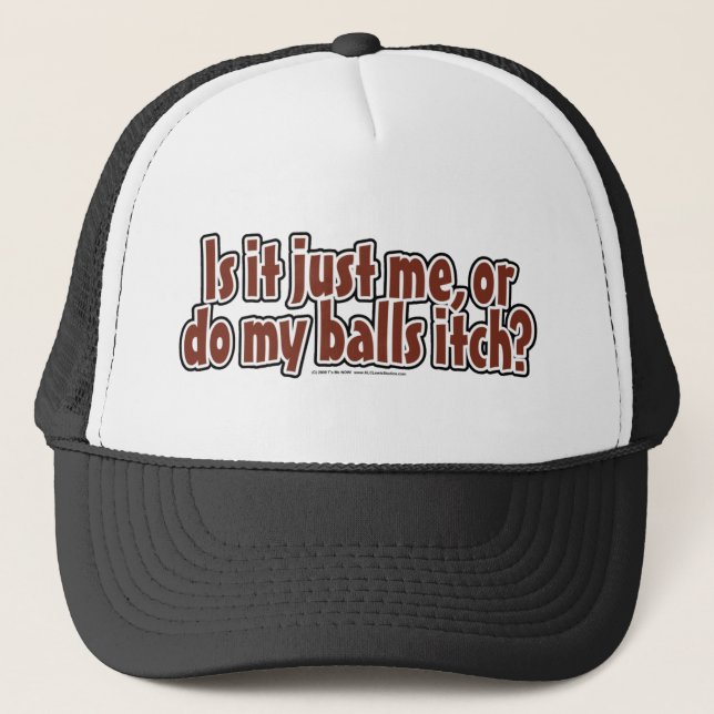 Itchy Balls Trucker Hat (Front)