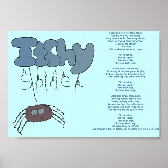 Itchy spider poster (Front)