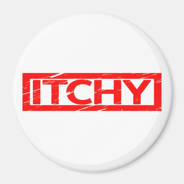 Itchy Stamp Magnet (Front)