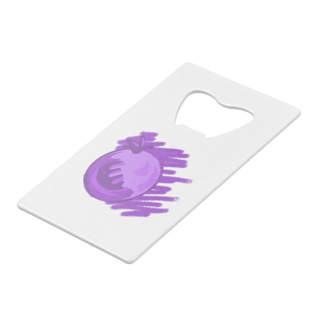 ITD Blurberries and Cream Credit Card Bottle Opener (Front Angled)