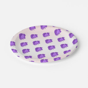 ITD Blurberries and Cream Paper Plates