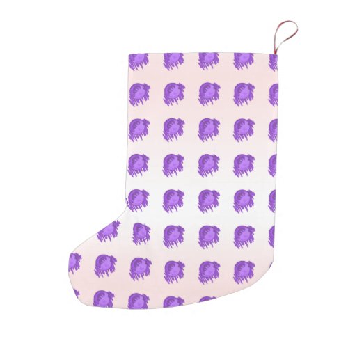 ITD Blurberries and Cream Small Christmas Stocking