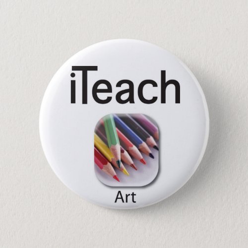 iteachART flair Pinback Button