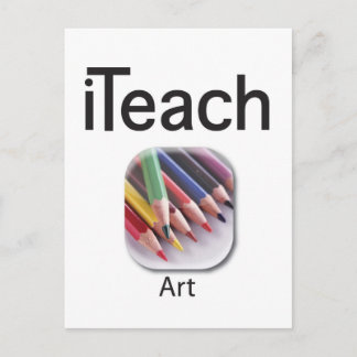 iteachART postcard