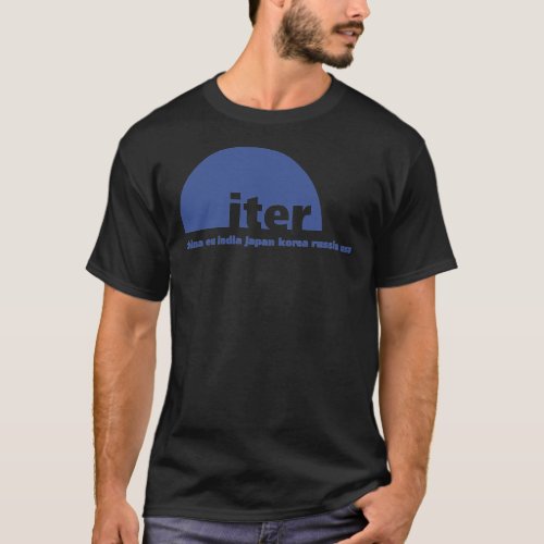 ITER Partners  Logo for Light  Colors Baseball  S T_Shirt