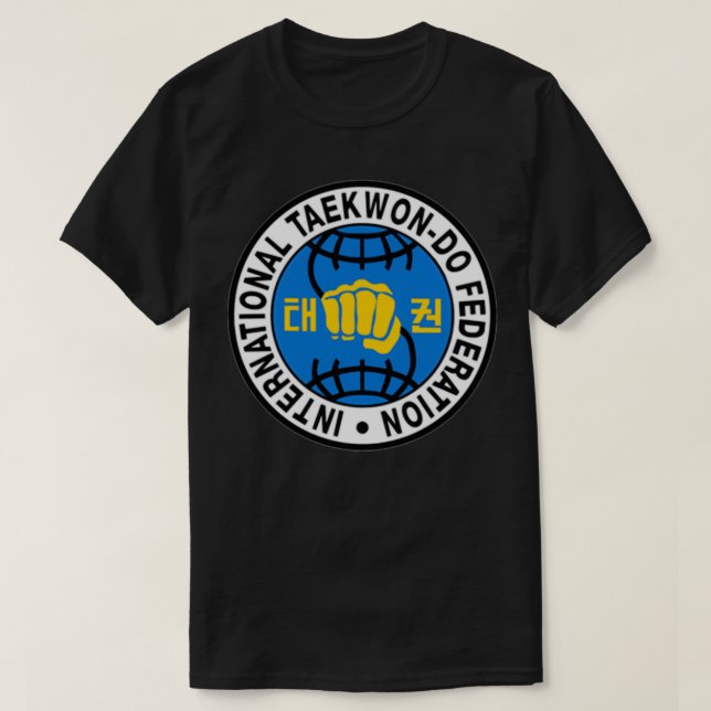 ITF International TaekwonDo Federation T-Shirt (Design Front)