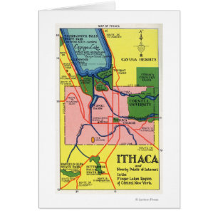 Ithaca and Nearby Points of Interest Cards
