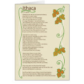 Ithaca Card - Blank inside (Front)