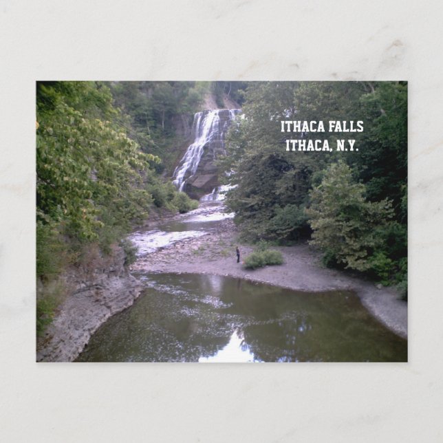 ITHACA FALLS postcard (Front)