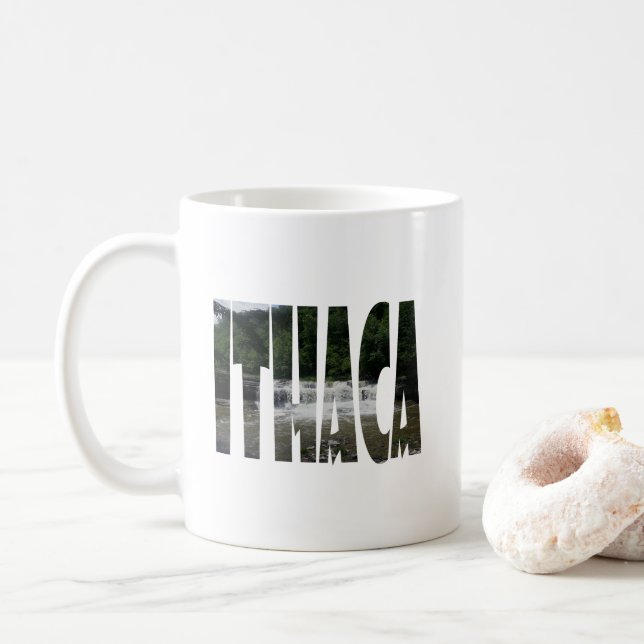 Ithaca is Gorges Coffee Mug (With Donut)