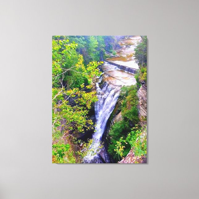 ITHACA NEW YORK CASCADILA GORGE  CANVAS PRINT (Front)